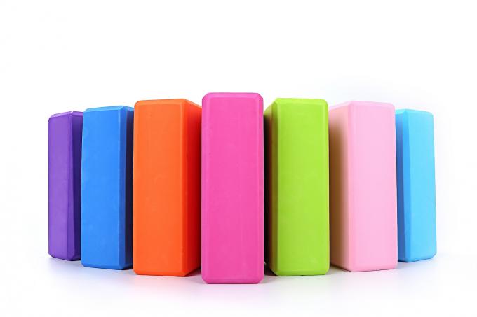 कस्टम पुनर्नवीनीकरण योग ब्लॉक शुद्ध रंग संतुलन और समर्थन शक्ति में सुधार 3